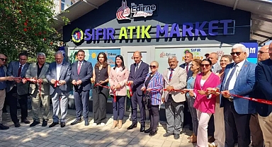 SIFIR ATIK MARKET HİZMETE AÇILDI