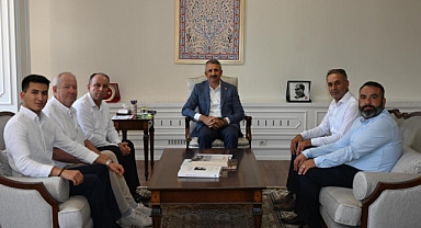 DİLCİ’DEN VALİ SEZER’E ZİYARET