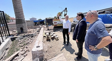 Şeyh Şüceaddin Camisi'nin restorasyonu sürüyor
