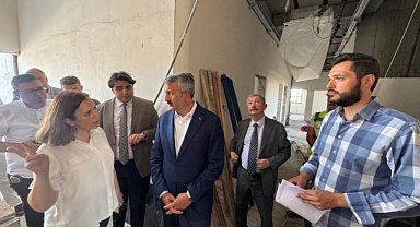 Vali Sezer, emniyet binası inşaatını inceledi