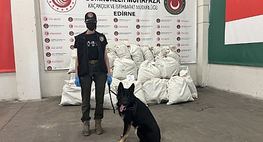 245 kilo 932 gram esrar ele geçirildi