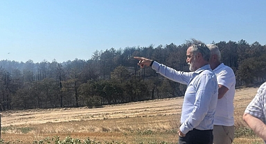 Akalın’dan yanan köylere ziyaret