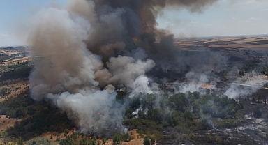 Avrupa Otoyolu Yangın Nedeniyle Kapatıldı