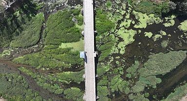 Edirne'de Tunca Nehri'nin Bazı Bölümlerinde Akış Durdu