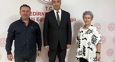 Edirne Gazetesi’nden İl Milli Eğitim Müdürü Yılmaz’a Ziyaret
