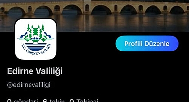 Edirne Valiliği Next Sosyal'de Yerini Aldı