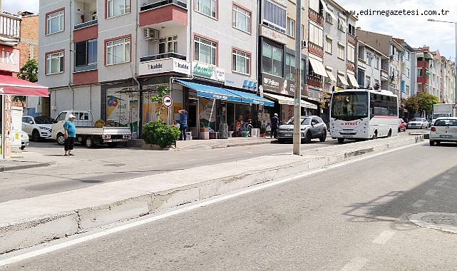 Kıyık Caddesi’nde refüj tepkisi