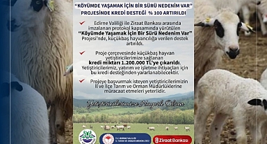 “KÖYÜMDE YAŞAMAK İÇİN BİR SÜRÜ NEDENİM VAR” PROJESİNE DESTEK YÜZDE YÜZ ARTIRILDI