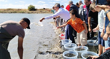 Osmanlı Göleti'ne 30 Bin Yavru Sazan