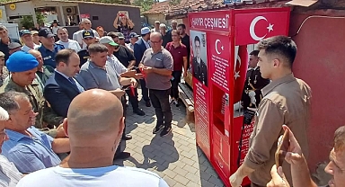 Şehit Özsu adına hayır çeşmesi 