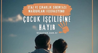 STAJ VE ÇIRAKLIK MAĞDURLARINDAN MESEM UYARISI