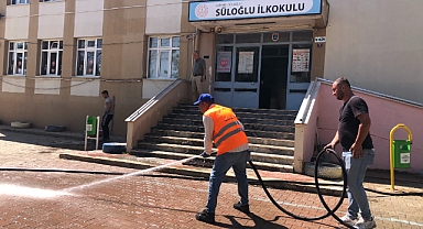 Süloğlu'ndaki Okullarda Temizlik Seferberliği