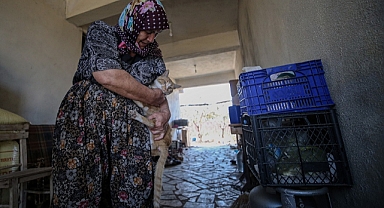 Yangınında kaybettiği kedisi 