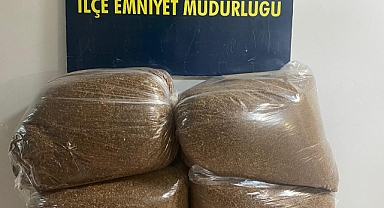 120 kilogram kaçak tütün ele geçirildi