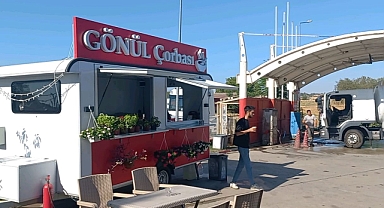 Akaryakıt istasyonu değil, imaret oldu