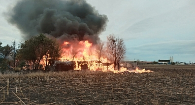 Bağ evi kullanılamaz hale geldi