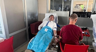 Edirne Adliyesinde kan bağışı kampanyası düzenlendi