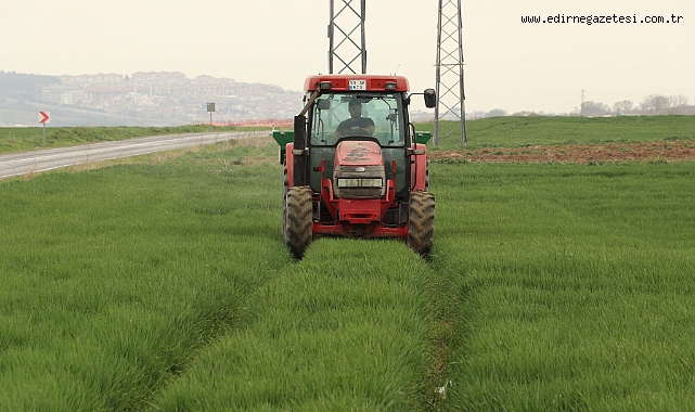 Edirneli Çiftçiye 2025’te Bitkisel Destek
