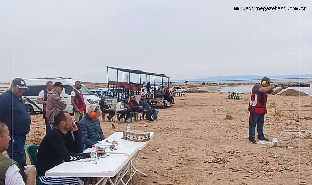 ENEZ'DE TRAP ATIŞ YARIŞMASI DÜZENLENDİ