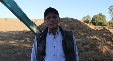 Eski bir kaynaktan su çıkarıp yeni gölet yaptılar 
