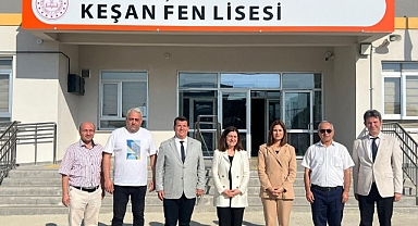 Fatma Aksal’dan Keşan Fen Lisesi’ne Ziyaret