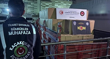 KAÇAKÇILIKLA MÜCADELEDE 9 AYLIK REKOR