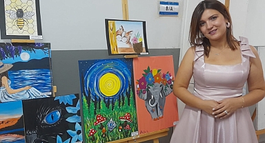 Karaağaç Ortaokulunun Resim Sergisi Açıldı