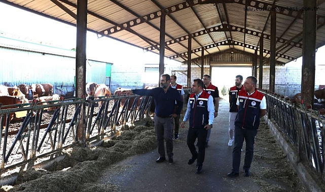 KÖSE’DEN HAYVANCILIK İŞLETMELERİNE ZİYARET