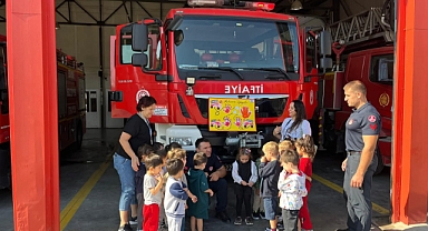  Miniklerden İtfaiyeye Meraklı Ziyaret