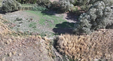 Musabeyli Göleti tamamen kurudu