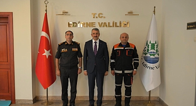 Vali Sezer, Azerbaycan'dan gelen heyeti kabul etti