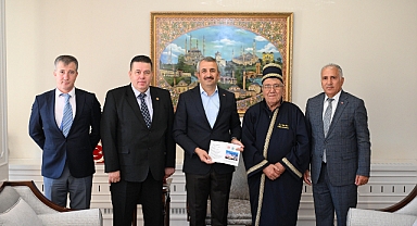 Vali Sezer'e Ahilik Haftası davet ziyareti