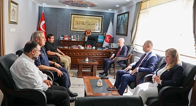 Yeğeni şehit olan İl Müftüsü Eviş'e taziyede bulundular