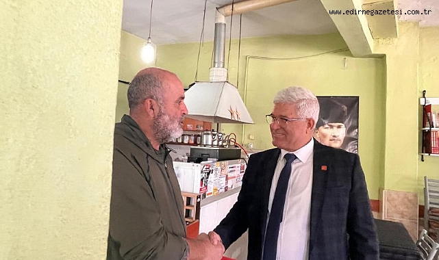 CHP Edirne İl Örgütü Enez’de Halkla Buluştu