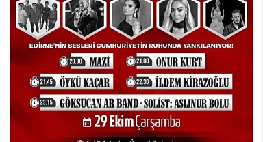 Cumhuriyet Bayramı Coşkusu Konserlerle Yaşanacak