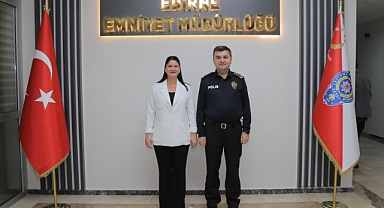 GENCAN’DAN EMNİYET MÜDÜRÜ AYHAN’A HAYIRLI OLSUN ZİYARETİ