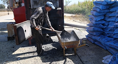 Hem hasat hem kurutma mesaisi