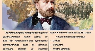 Lalapaşa’da “Namık Kemal ve Sait Faik Abasıyanık Yılı” İlan Edildi