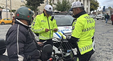 Motosikletlilere denetim