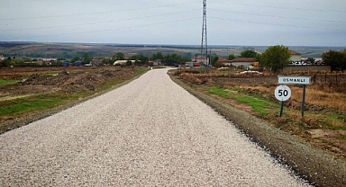 Söğütlüdere – Osmanlı köyleri arası asfalt çalışmaları tamamlandı