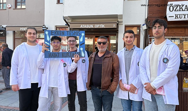 Tıp Fakültesi Öğrencilerinden Kanser Farkındalığı Etkinliği