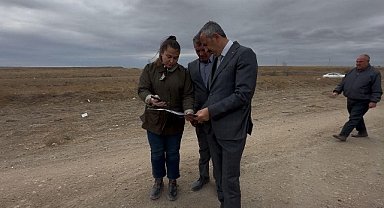 Vali Sezer, Demirhanlı Havaalanı bölgesini inceledi