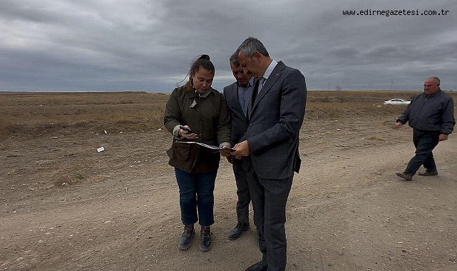 Vali Sezer, Demirhanlı Havaalanı bölgesini inceledi