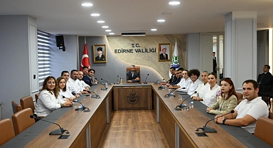 Vali Sezer lezzet ustası şefleri kabul etti