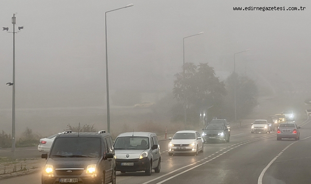 YOĞUN SİS ETKİLİ OLDU