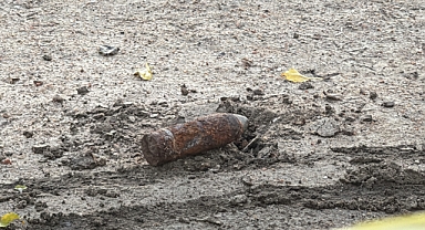 Bahçede Havan Topu Bulundu