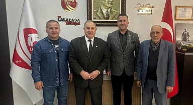 Eski güreş ağaları Başkan Geldi'yi ziyaret etti