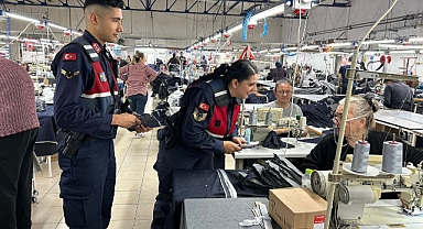 Fabrika çalışanlarına KADES etkinliği düzenlendi 