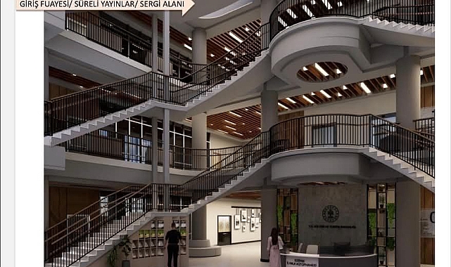 İL HALK KÜTÜPHANESİNİN YAPIMINDA SONA GELİNDİ