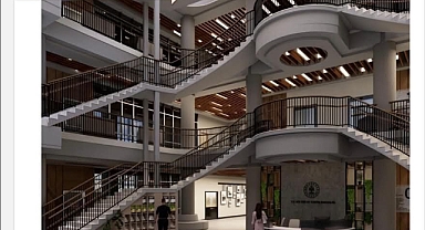 İL HALK KÜTÜPHANESİNİN YAPIMINDA SONA GELİNDİ